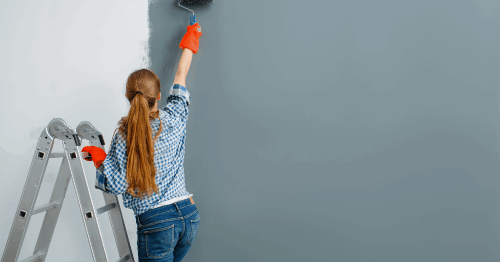 peindre un mur