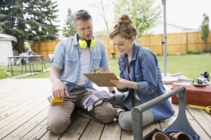 Cours de pose de terrasse à domicile