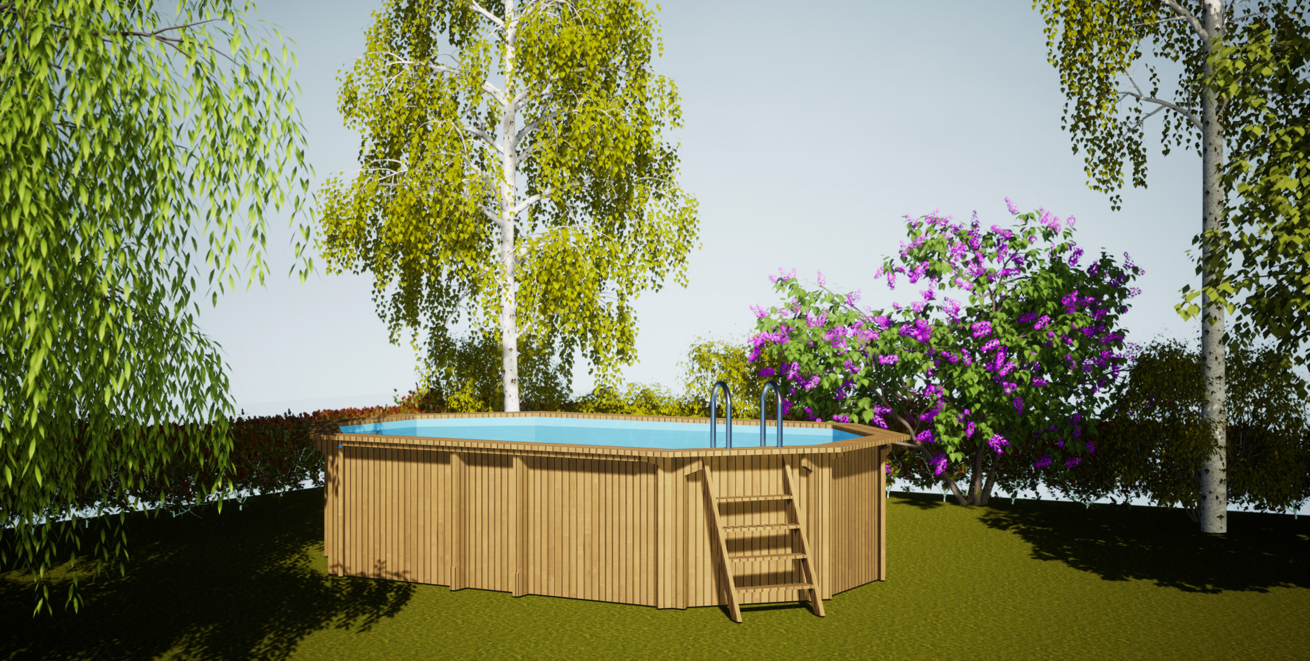 piscine hors sol bois