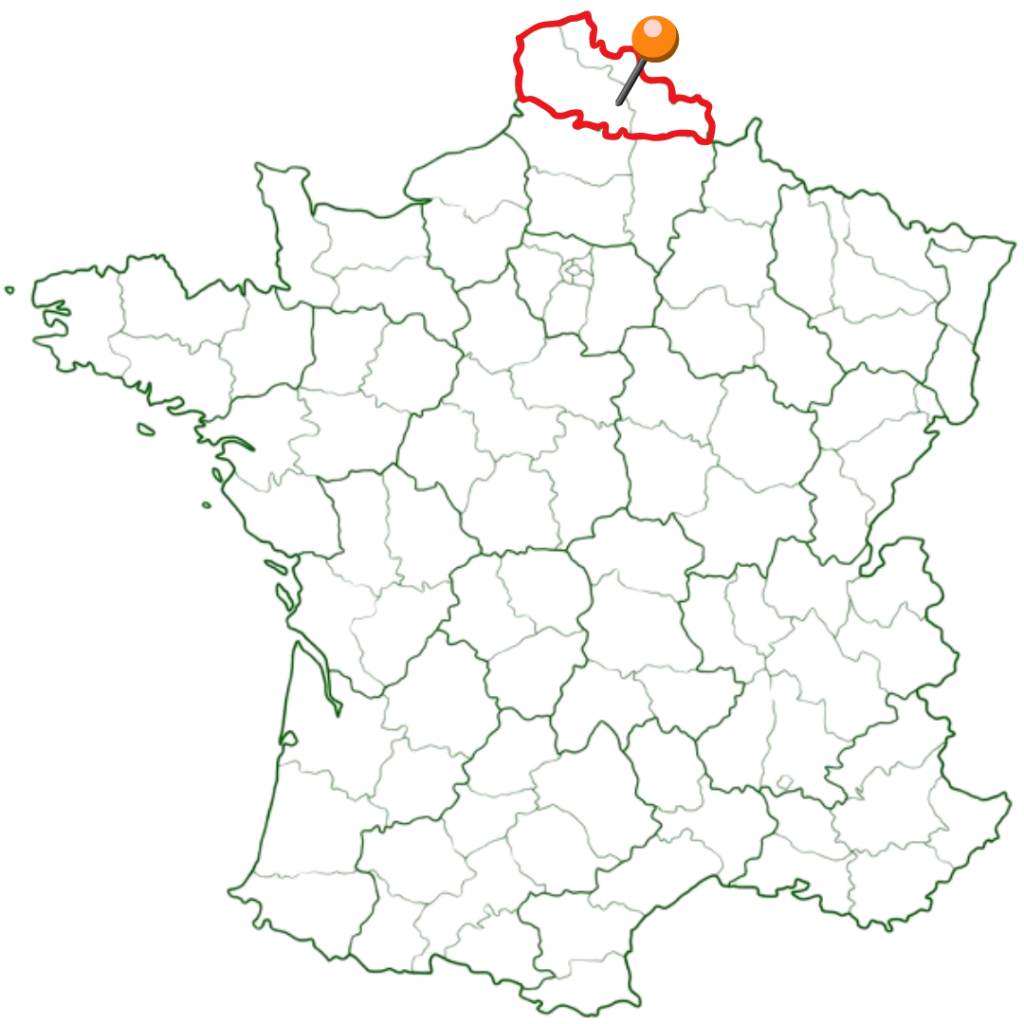 carte france nord pas de calais