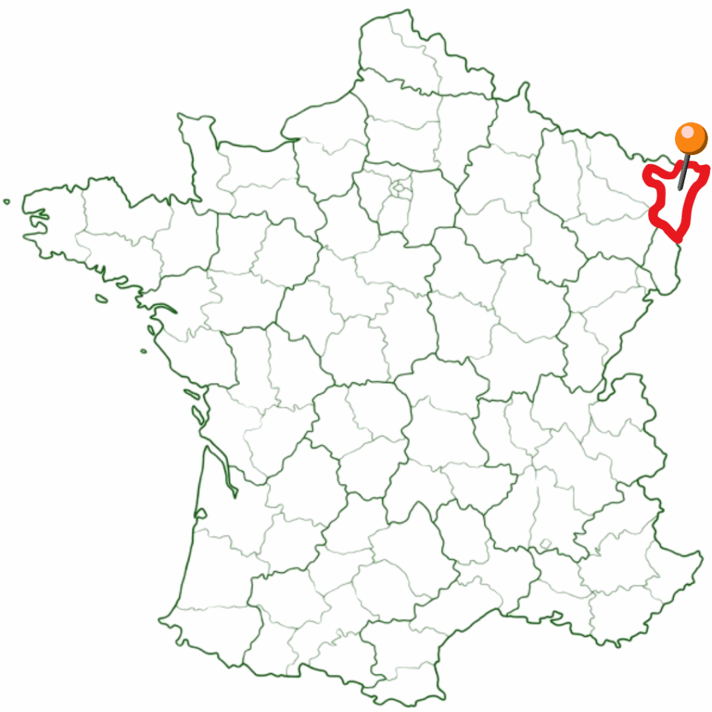 carte france bas rhin