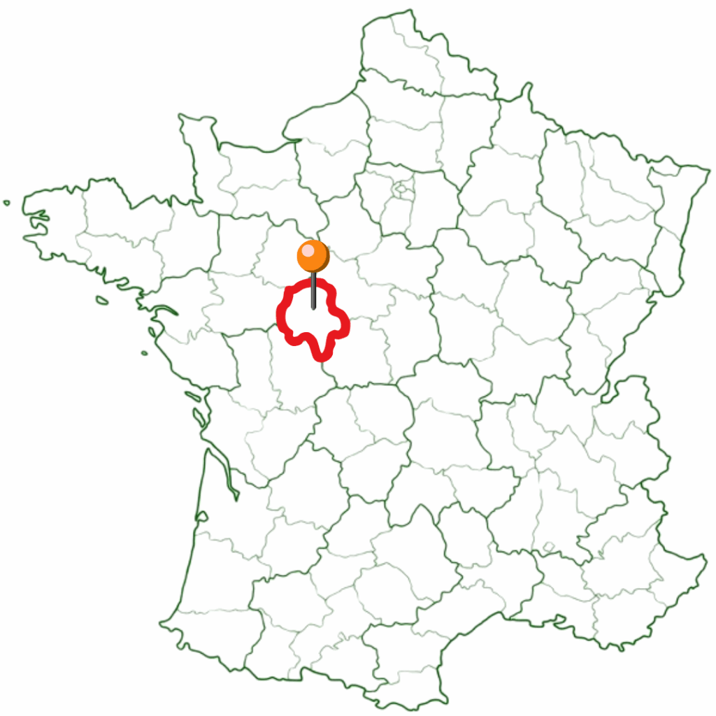 carte france centre val de loire