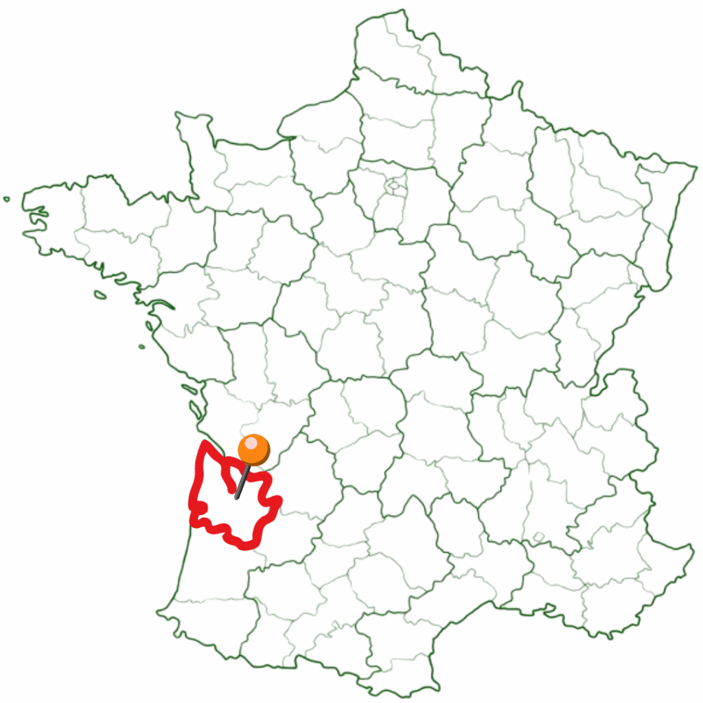 carte france gironde