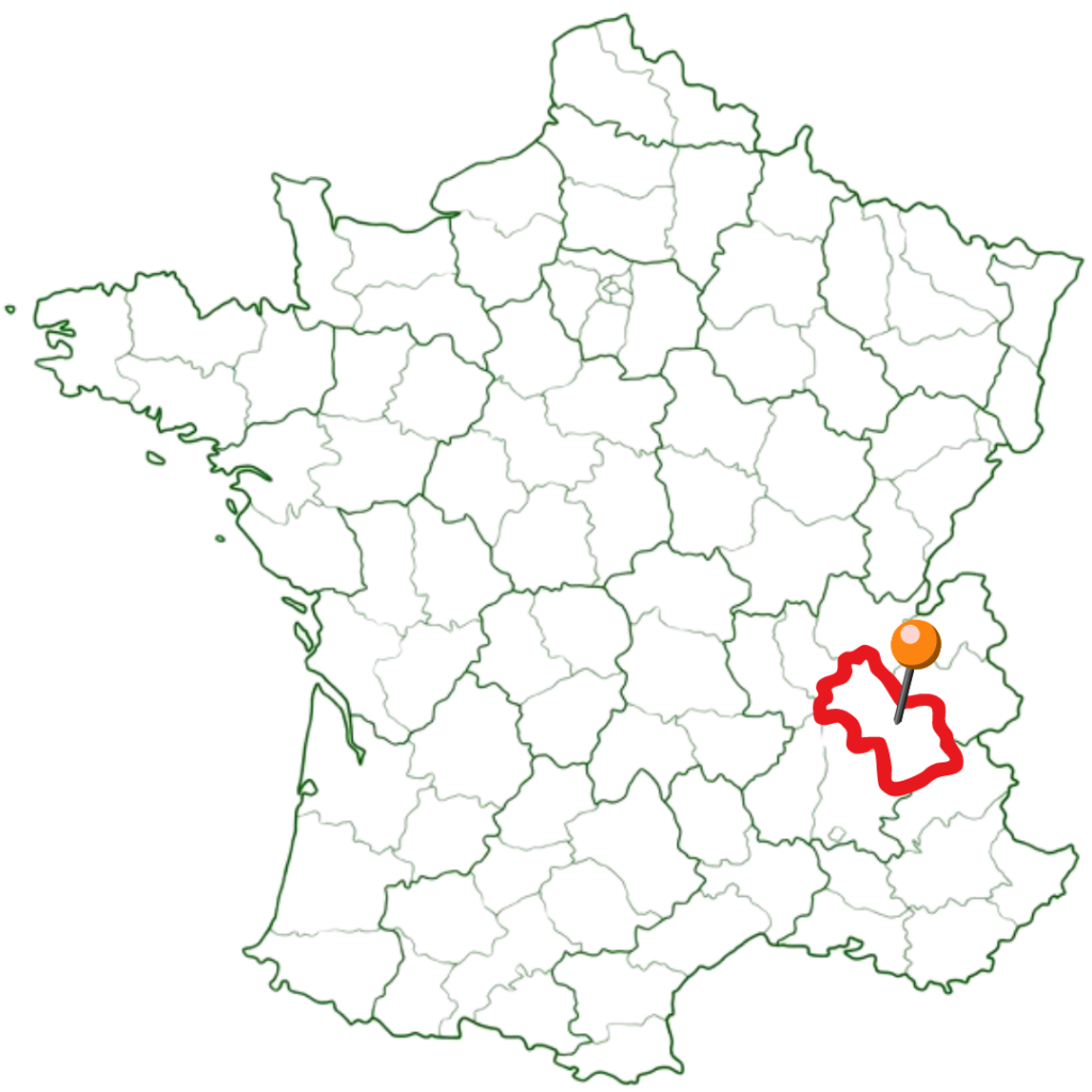 carte france isère