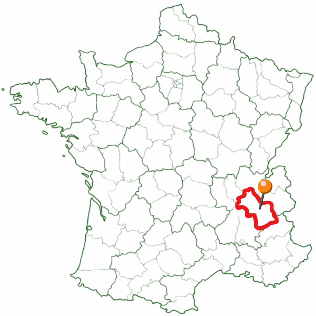 carte france isère