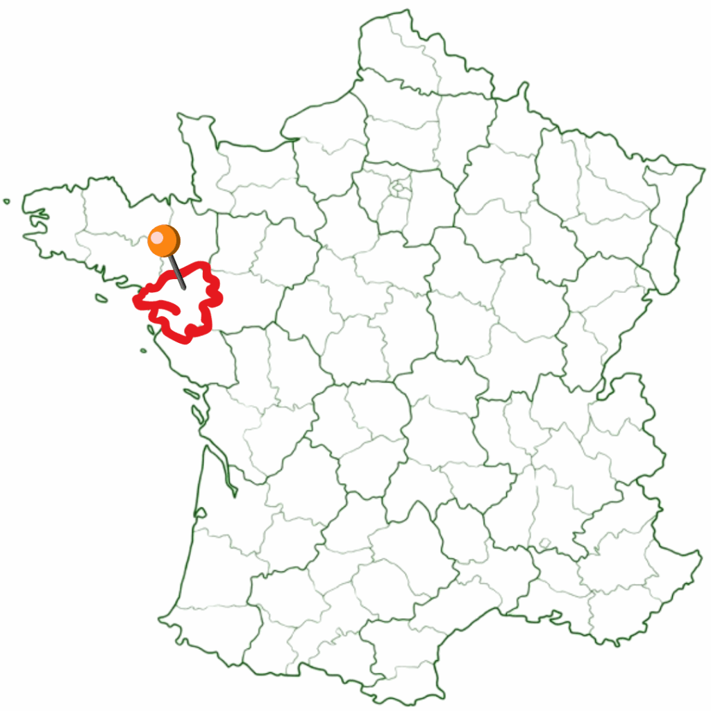 carte france loire atlantique