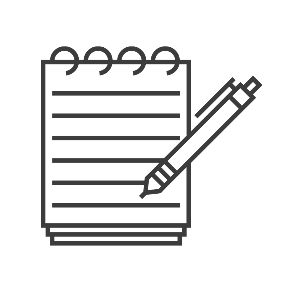 picto carnet de note