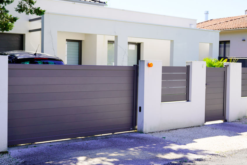 Portail aluminium coulissant