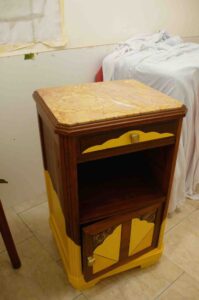 chevet déco dessus