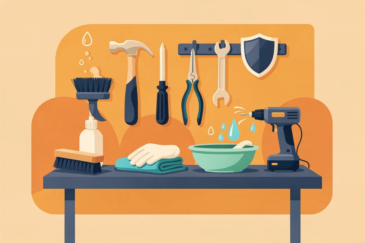 entretien outils bricolage — Prérequis : préparer l’entretien avant la prochaine utilisation