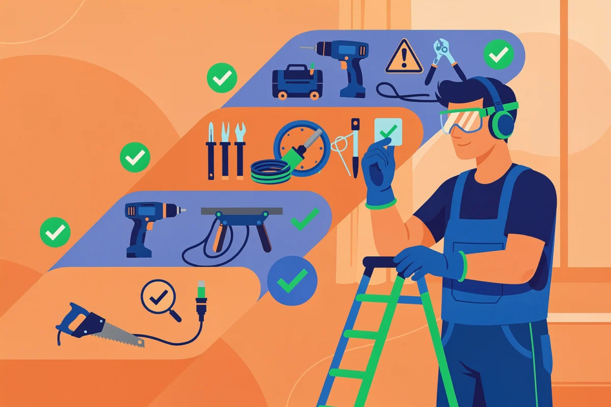 Identifier les normes sécurité bricolage applicables sans se tromper de niveau — Illustration — normes sécurité bricolag