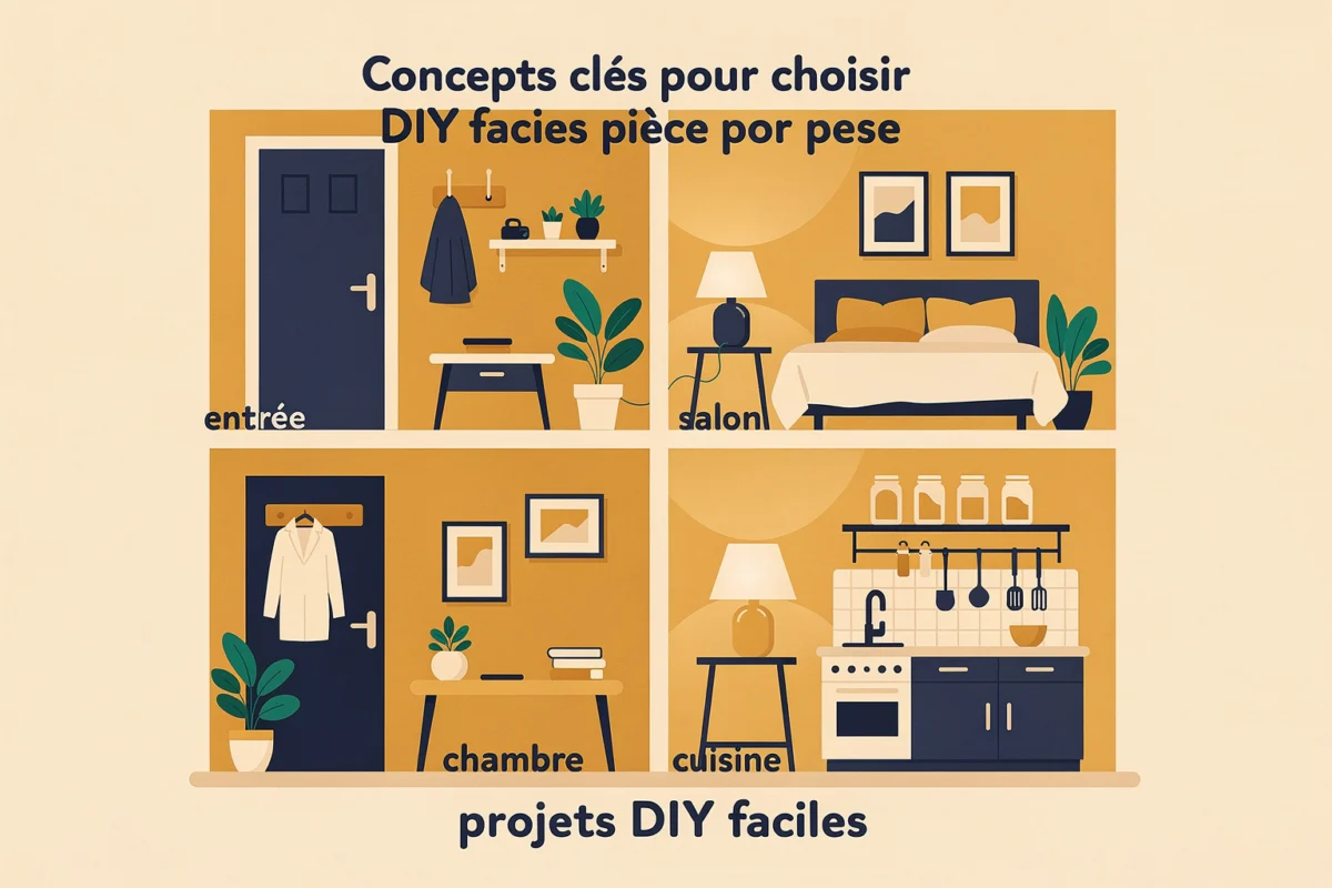 projets DIY faciles — Critères concrets pour choisir des projets DIY faciles