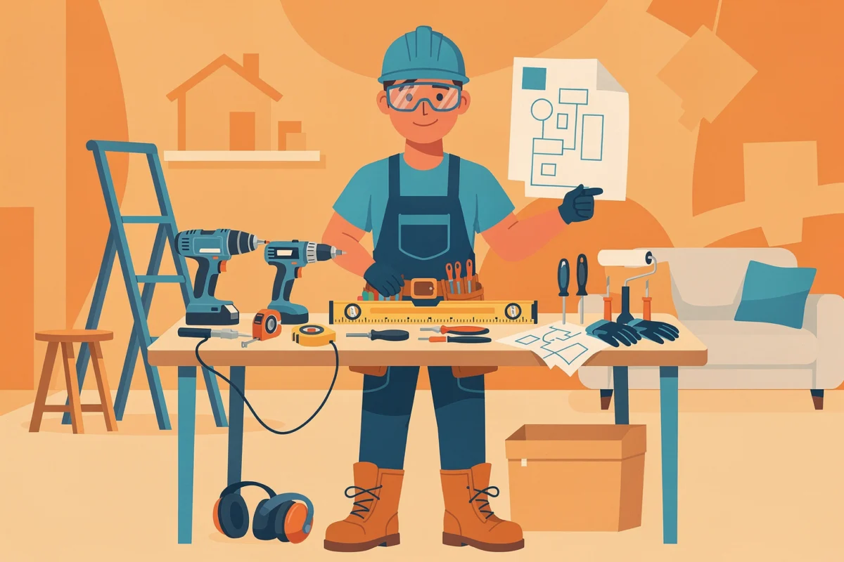 Prérequis : préparer l’atelier, le budget et les diagno rénovation maison bricolage — Prérequis : préparer l’atelier, le budget et les diagnostics