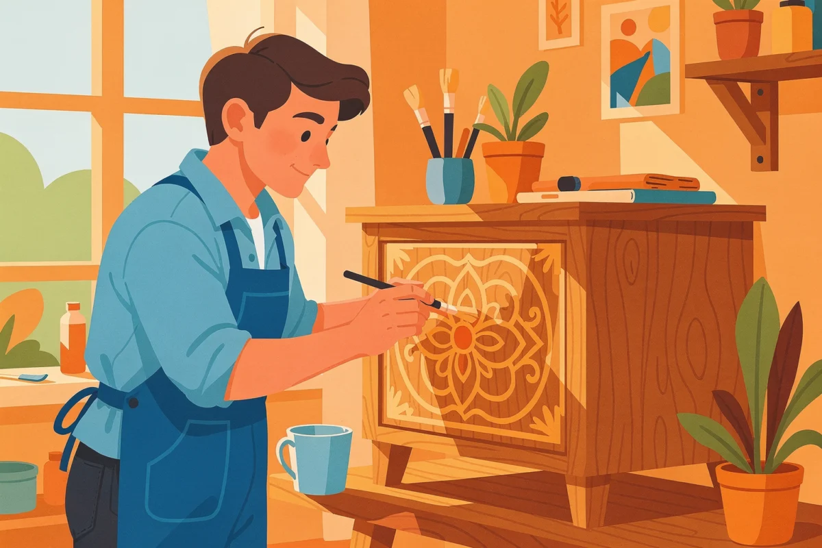 Choisir un atelier peinture décorative adapté à... Choisir un atelier peinture décorative adapté à votre support : Illustration